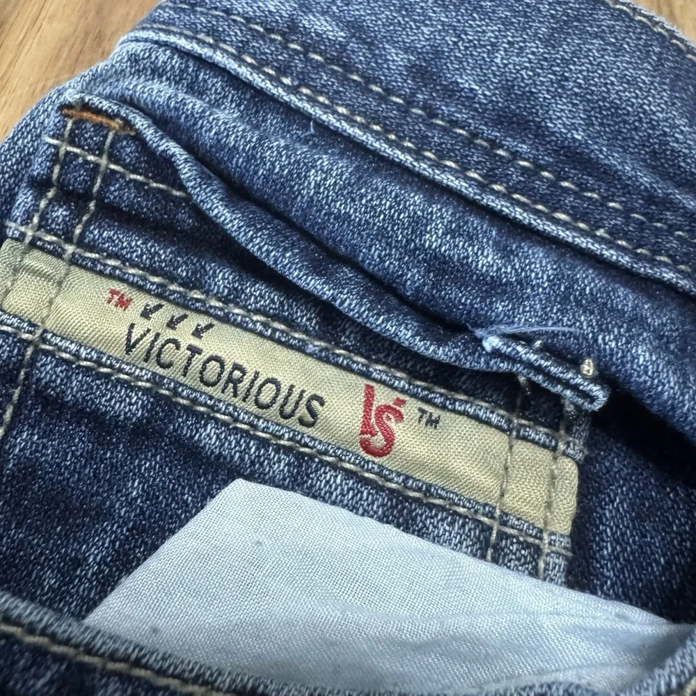 Vintage Victorious Jeans Mens 36x30 LA Dodgers‎ Baggy Hip Hop Streetwear Y2K
